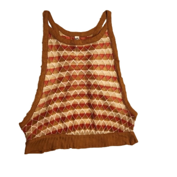 Womens Intimately Free People cropped sheer tank top size Medium. - Picture 10 of 14